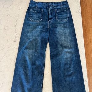 Pilcro Anthropologie The Skipper Wide-Leg Denim Jean